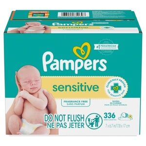 Pampers Sensitive Baby Wipes - White